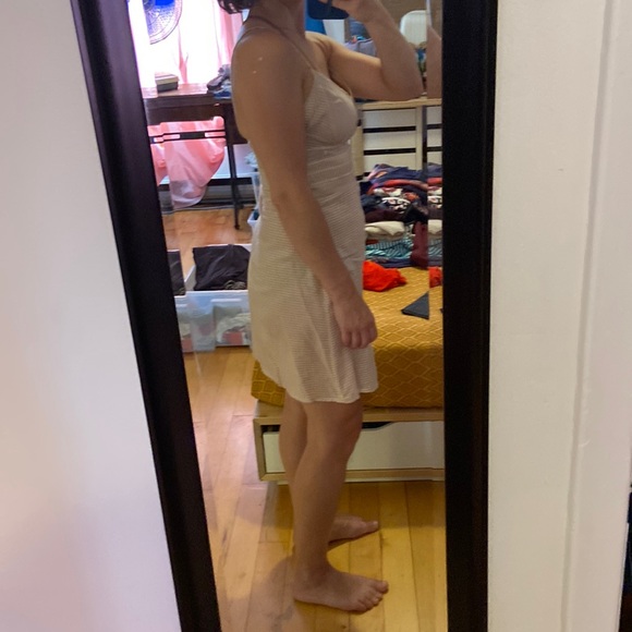 Urban Outfitters Sparkle & Fade pink striped chemise, size M - Picture 4 of 10